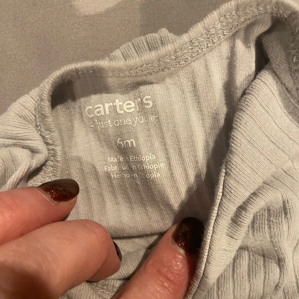 Carter's Light Gray Baby Bodysuit